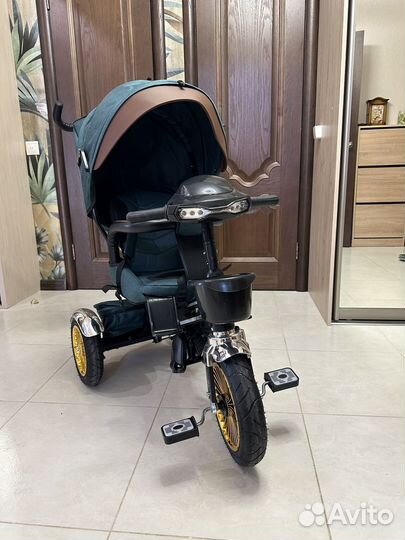 Велосипед коляска с ручкой