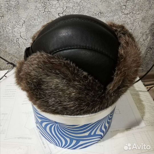 Шапка ушанка мужская новая