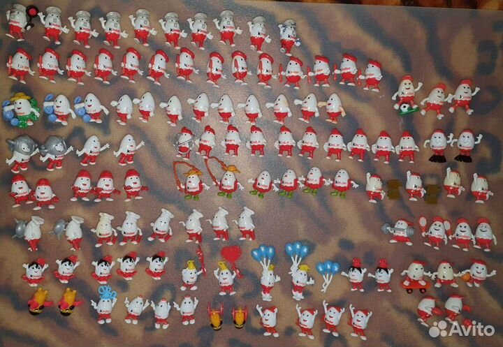 Киндер сюрприз пингвины акулы бегемоты дино и др