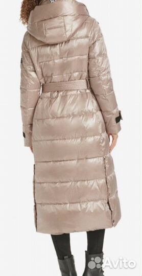 Женский пуховик Karl Lagerfeld Shine Hooded Belted