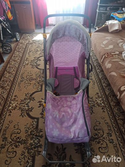 Коляска санки