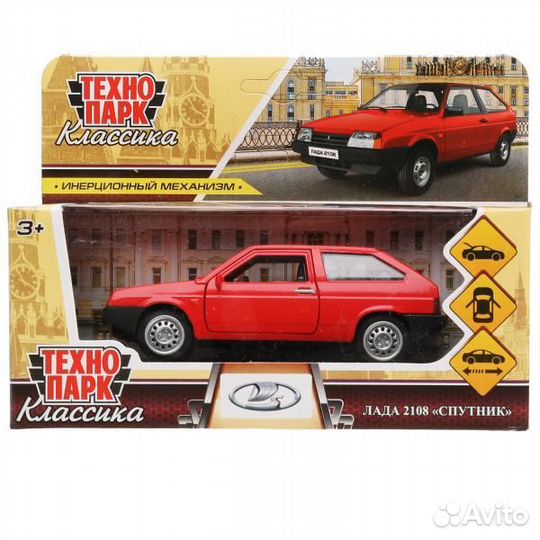 Модель LADA 2108 красный