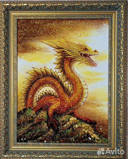 Дракон из янтаря, картины, сувенирная мастерская