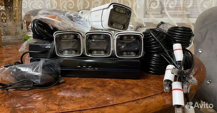 Камера видеонаблюдения уличная комплект