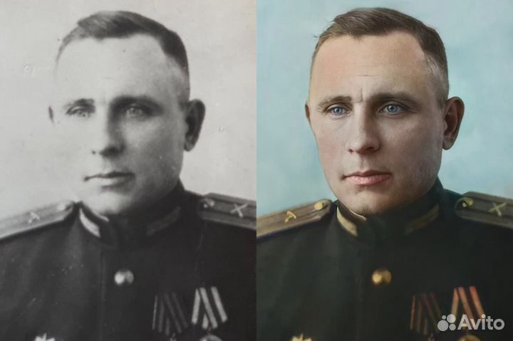 Реставрация фотографий Ретушь Фотошоп