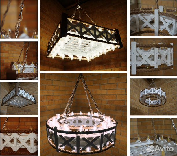 Люстры в стиле прованс. Ручная работа
