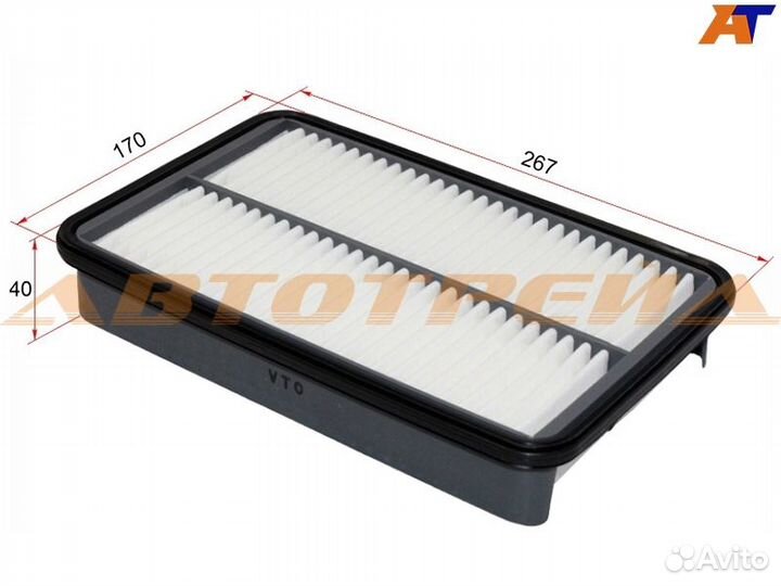 Фильтр воздушный toyota corolla 4/5A-FE 92-00 WA13