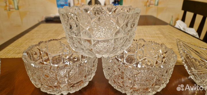 Хрустальная посуда СССР, богемия