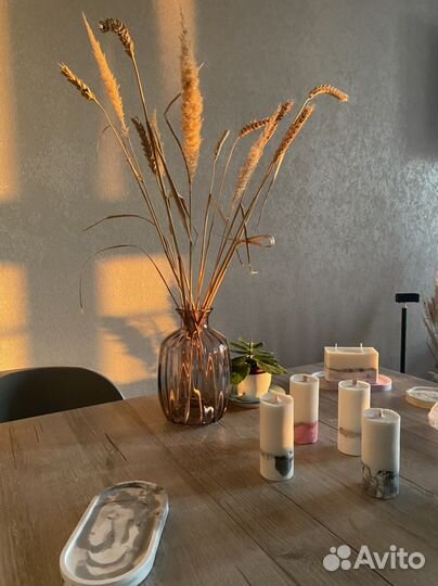 Свечи с деревянным фитилем