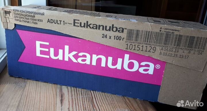 Влажный корм для собак Eukanuba Adult All Breed