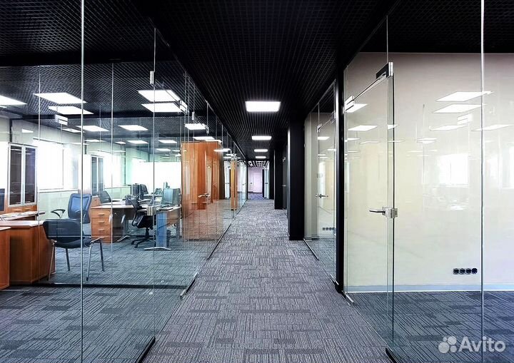 Перегородка в офис стекло