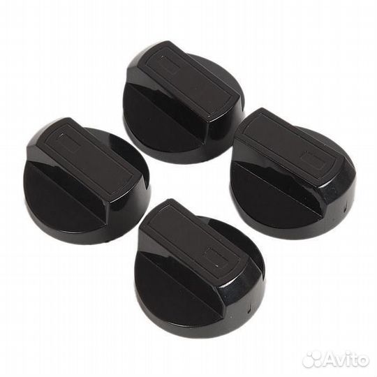 Ручка управления для плиты, универсальная (черная)