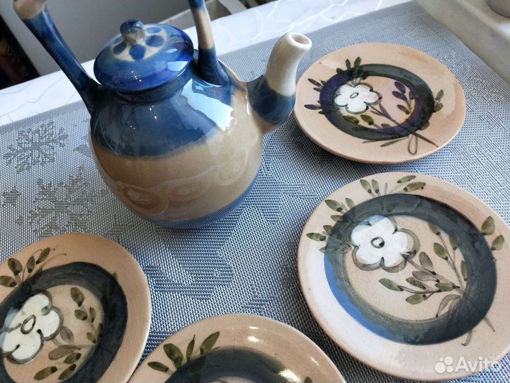 Кофейный сервиз глина