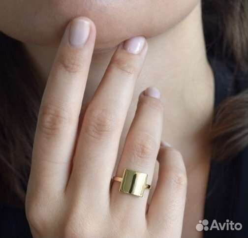 Серебряное кольцо, позолота