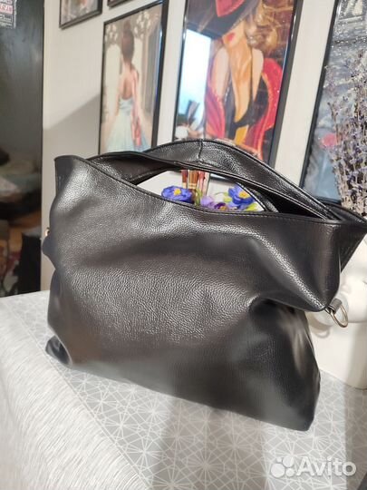 Сумка женская черная большая