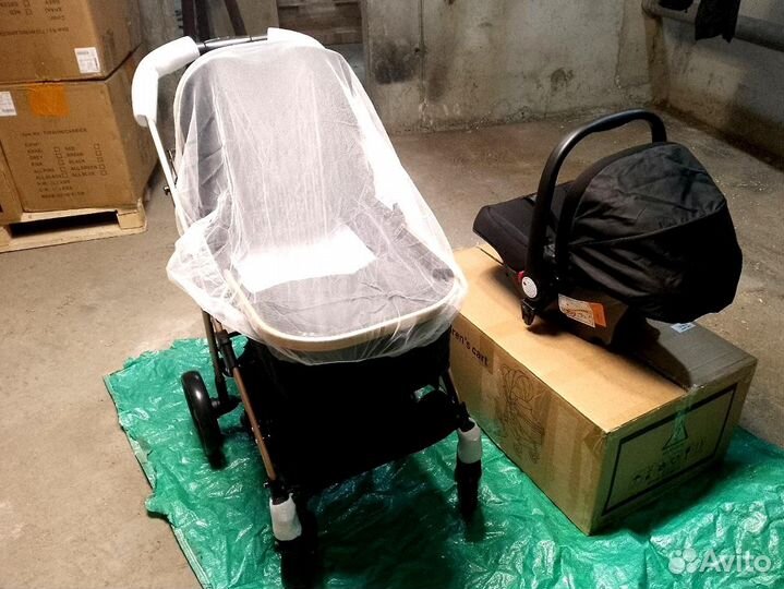 Коляска трансформер 3 в 1 для прогулок