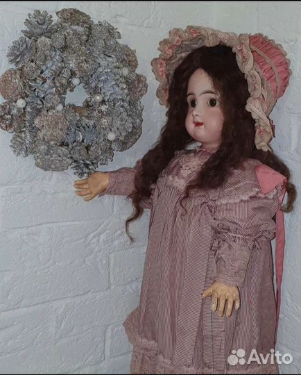Антикварная кукла фарфор
