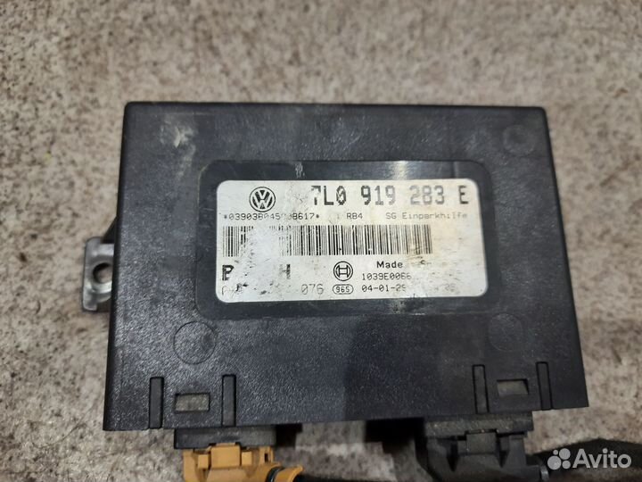 Блок парктроника + фишки для Porsche Cayenne S 955