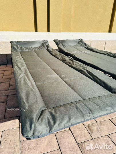 Раскладушка туристическая с матрасом 2шт. Новые