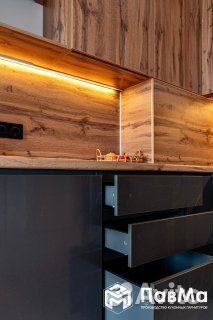 Кухонные гарнитуры прямые в пластике 936*505