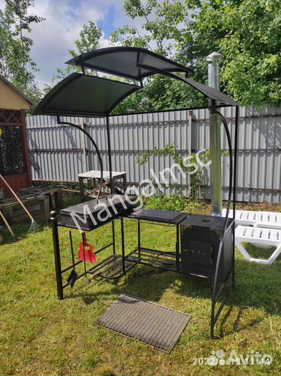 Мангал в стиле лофт