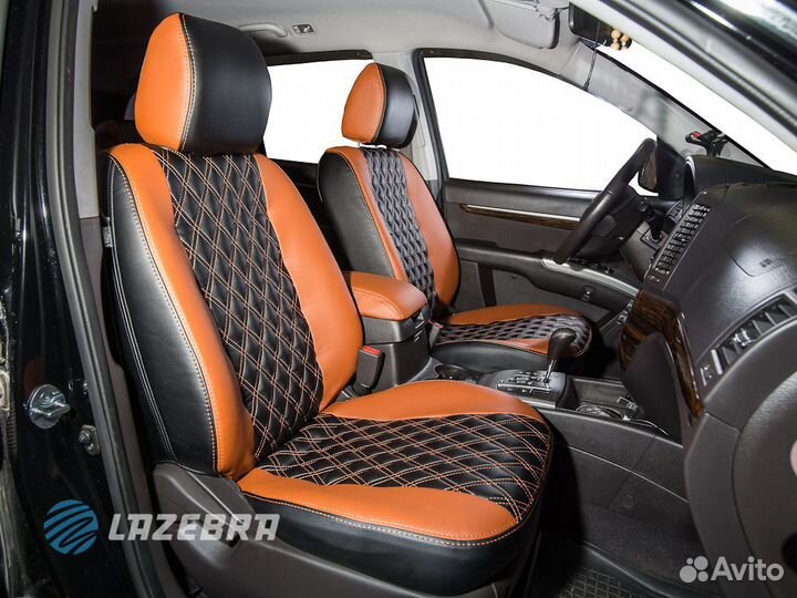 Чехлы из экокожи для Hyundai Santa Fe