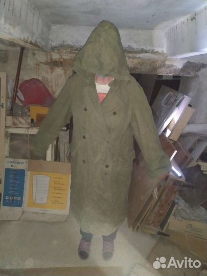 Брезентовый халат плащ СССР