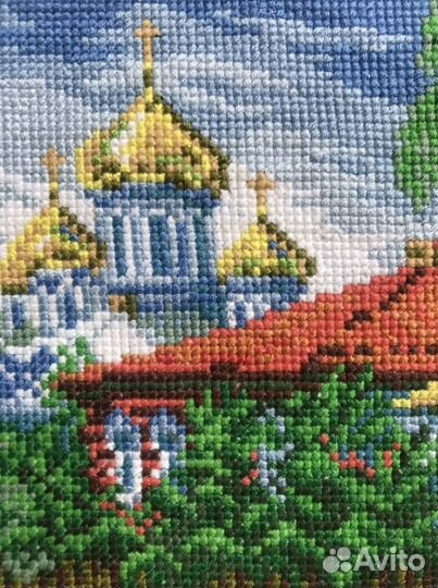 Картина вышитая крестиком
