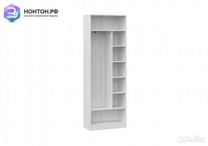 Шкаф 2х-створчатый Агата исп. 2 дуб крафт белый