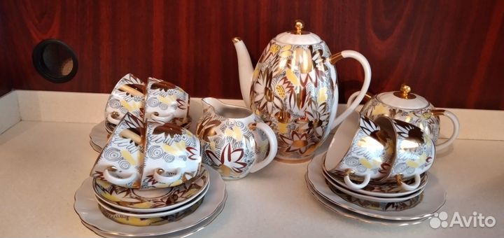 Кофейный сервиз лфз СССР 21 предмет