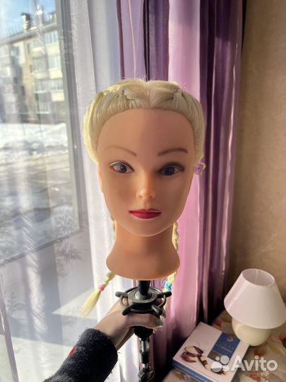 Голова для причесок манекен