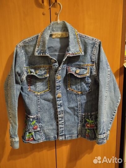 Джинсовая куртка для девочки
