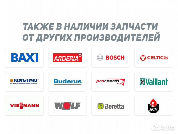 Запчасти для газового котла Baxi nuvola Duo-tec+