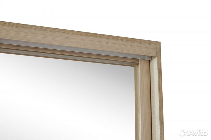 Шкаф-купе 182,5*58*240 2дв. сонома/зеркало профиль