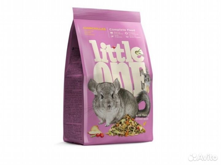 Корм для шиншилл little one