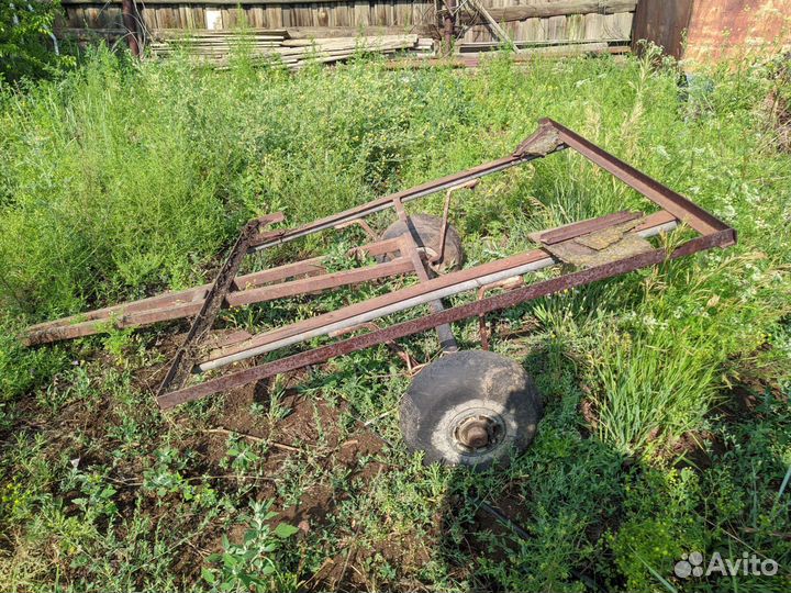 Телега на авиационных колесах