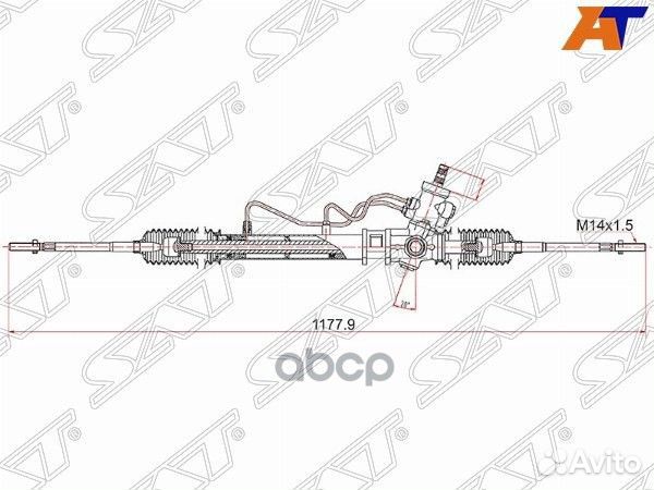 Рейка рулевая Toyota Corolla RHD AE10# /CE10#/E