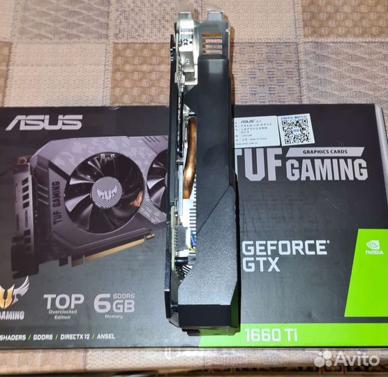 Asustuf GTX 1660 Ti evotop 6GB