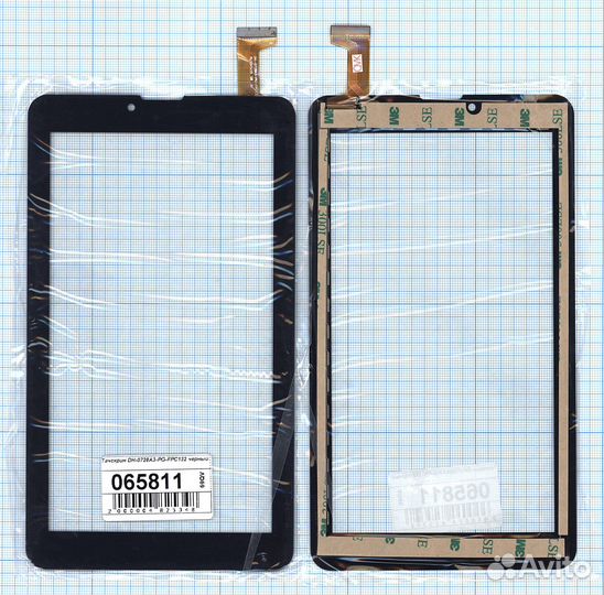 Тачскрин DH-0728A3-PG-FPC132 черный