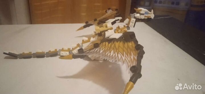 Лего дракон