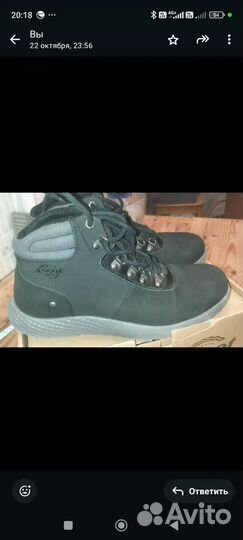 Ботинки мужские на байке