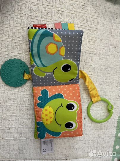 Мягкая книжка, игрушки подвески, развивающие