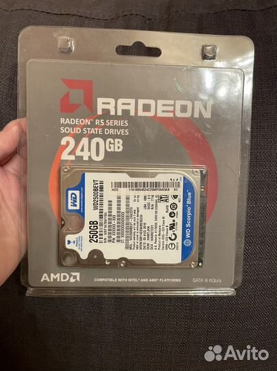 Жесткий диск WD Scorpio Blue wd2500bevt, 250гб