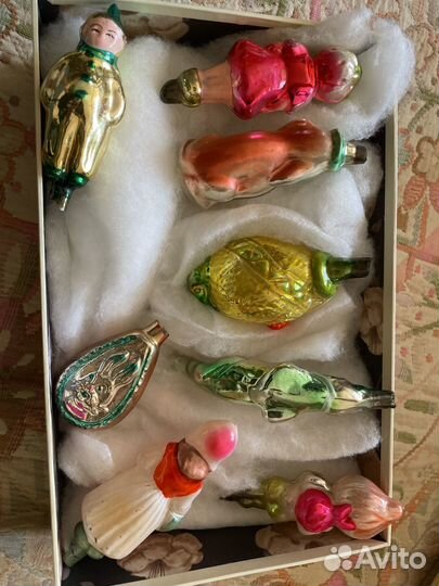 Елочные игрушки СССР