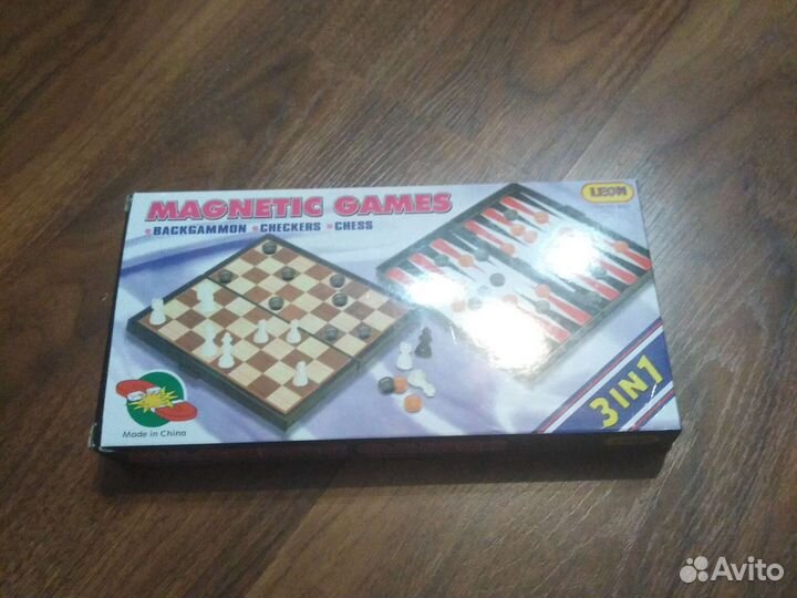Шахматы нарды шашки 3 в 1