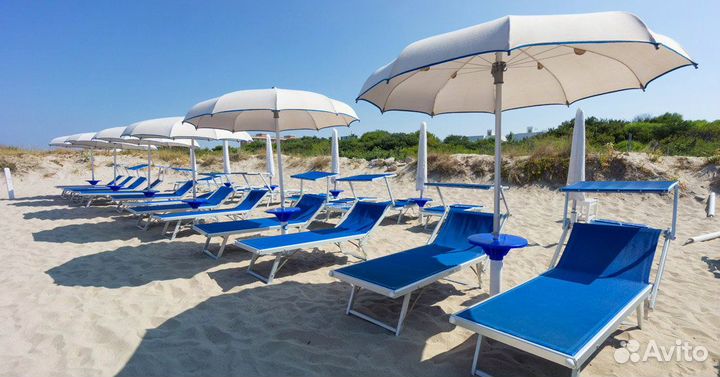 Пляжный зонт на центральной опоре от производителя