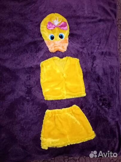 Новогодний костюм уточки для девочки (на 1-2 года)