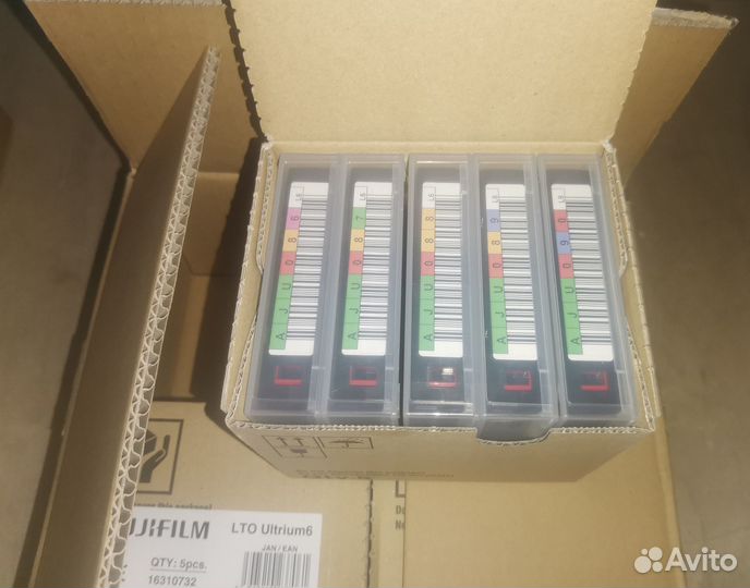 Ленточный носитель данных fujifilm LTO-6 Ultrium