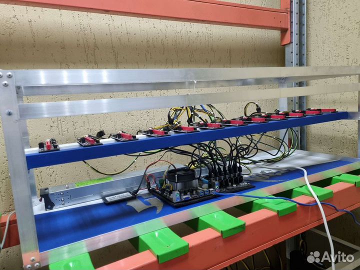 Тушка для майнинг фермы на 12 видеокарт