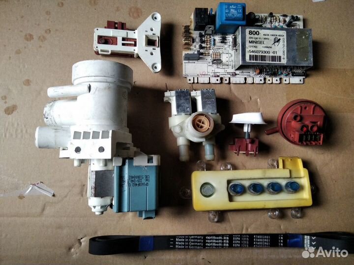 Запчасти от стиральной машинки ardo FLS 105S и FL